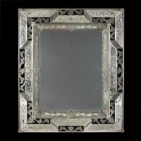 A Venetian Cut Glass Mirror