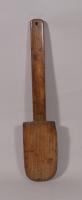 S/5033 Antique Treen Early 19th Century Fruitwood Butter Hand