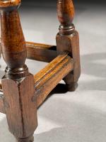 Mid-17th century oak joint stool