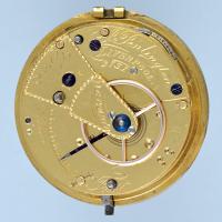 Gold English Lever with Decorative Gold Dial