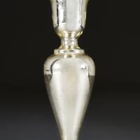 Mercury Glass Candlesticks as Lamps