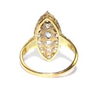 Victorian Diamond Marquise Ring circa 1880