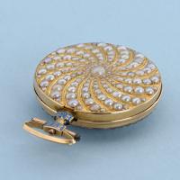 Miniature Pearl Set Watch