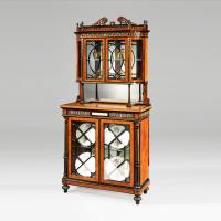 A Sheraton Style Display Cabinet in the Manner of Jackson & Graham