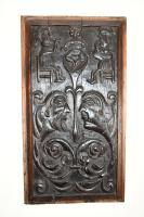 Carved French Oak Panel, circa 1580