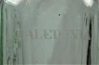 crystal decanter engraved 'CALEDONIA'