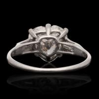 heart shaped diamond ring by Raymond Yard