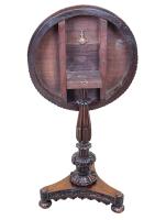 Anglo Indian Padouk Wood Occasional Table