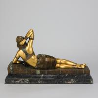 “Cleopatra” Art Deco Cold Painted Bronze by D H Chiparus - circa 1925