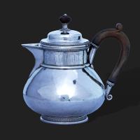 Arthur Nevill Kirk small silver lidded wine jug