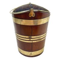 Georgian Mahogany & Brass Bucket