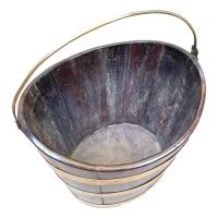 18th Century Mahogany & Brass Bucket
