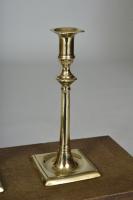 Georgian brass candlesticks
