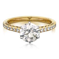 classic old-cut diamond solitaire ring