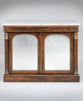 Regency period rosewood side cabinets