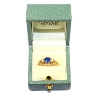 Edwardian Sapphire and Diamond Ring circa 1901