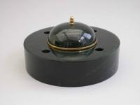20th century silver gilt mounted polished nephrite Inkstand