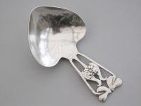 Arts and Crafts Cast Silver Caddy Spoon