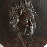 Vivien Mallock: Queen Elizabeth II’s Diamond Jubilee portrait roundel, 2012