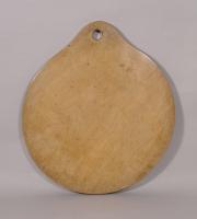 S/5094 Antique Treen Early 19th Century Welsh Sycamore Bread Board