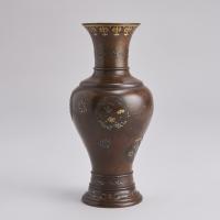 late 19th Century Japanese Bronze vase