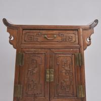A large, (76cm in height) pair of 19th Century Chinese Altar cabinets