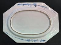 Delftware Blue & White Chinoiserie Dish, Irish (Dublin) or Liverpool, 1745-65