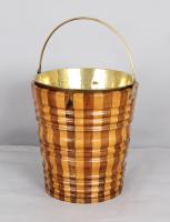 Early 19th century well-shaped Dutch teestoof bucket