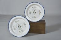 Prattware pottery chargers