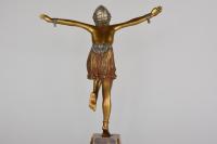Art Deco bronze Chain Dancer by Demetre Chiparus