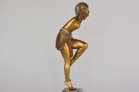 Art Deco bronze Chain Dancer by Demetre Chiparus