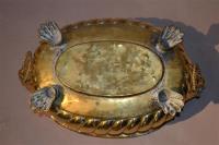 A mid 19th century French brass jardiniere