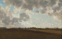 Auguste-Paul-Charles Anastasi (French 1820-1869), Etude de ciel, Le Berry, France