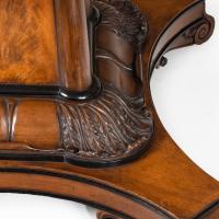 George IV ebony-inlaid mahogany tilt-top centre table