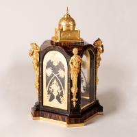 A Superb Coromandel-Veneered Mantle Clock by Thomas Cole