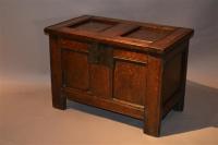 A very small Charles I oak chest