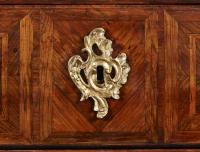 18th Century Marquetry Commode Stamped by Louis-Simon Painsun