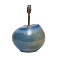 Cobridge Stoneware Modernist Blue Table Lamp