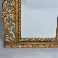 gilded overmantle mirror