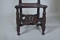 Pair of 17th century Oak side chairs