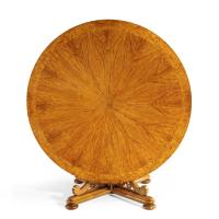 Victorian pollard oak centre table