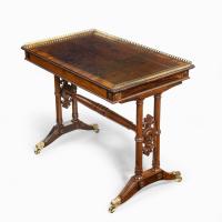 William IV rosewood free-standing end support table