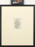 Albert Daniel Rutherston (Rothenstein) (1881-1953) Imaginary Pen and Inidan Ink Portrait of William Shakespeare
