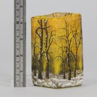Early 20th Century Vase Entitled "Winter Vase" by Daum Frère, Circa 1900