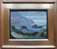 James Watson Staithes Yorkshire oil painting