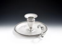 A very unusual George III Chamber Candlestick made in London in 1793 by William Abdy