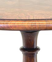 Regency Rosewood Circular Lamp Table