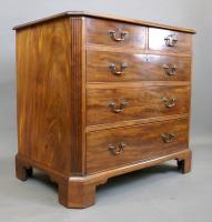 George III Chippendale period mahogany chest of drawers