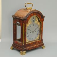 An 18th Century Mahogany Verge Bracket Clock