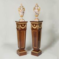Ormolu-Mounted Pedestals By Trollope & Sons